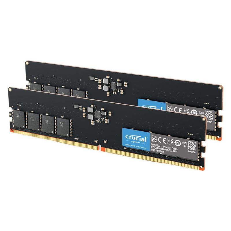 Crucial 64GB(32×2) KIT DDR5 4800MHz Crucial RAM 64GB Kit (2x32GB) DDR5 4800MHz CL40 Laptop Memory
